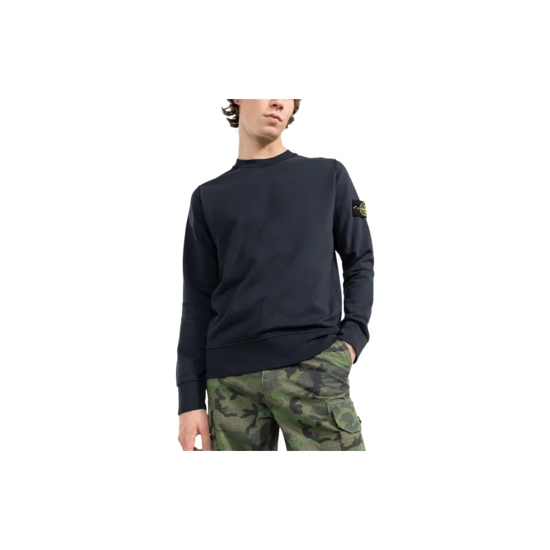 STONE ISLAND Compass appliqué Cotton Sweatshirt-3