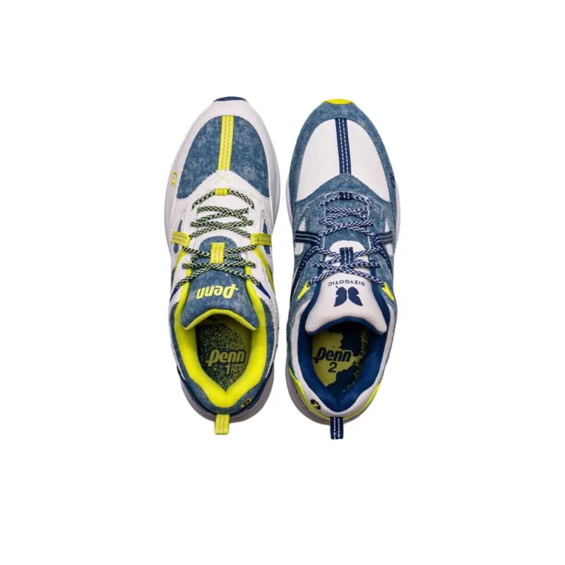 PENN x DIZYGOTIC Project Alpha Low Top Casual Shoes Unisex White Blue-4