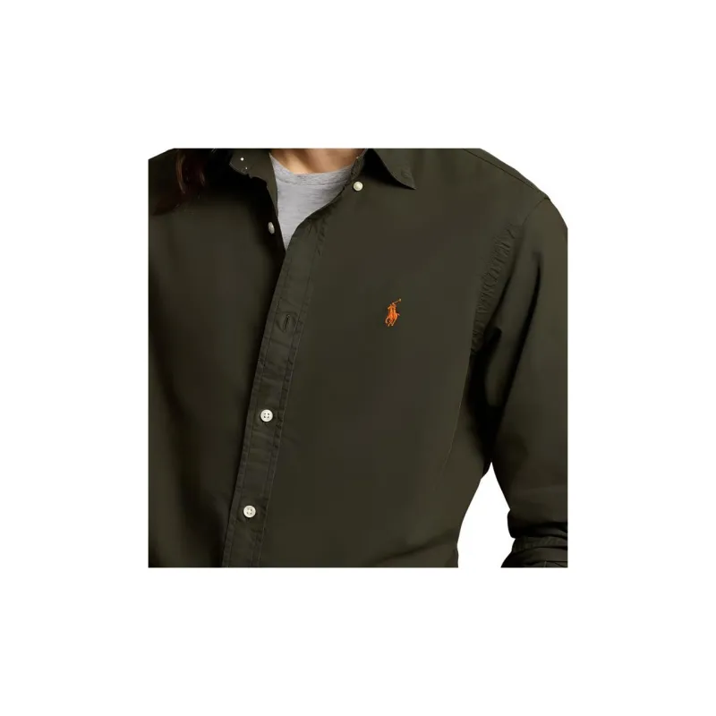 Polo Ralph Lauren FW24 Shirt Men's Olive Green-4