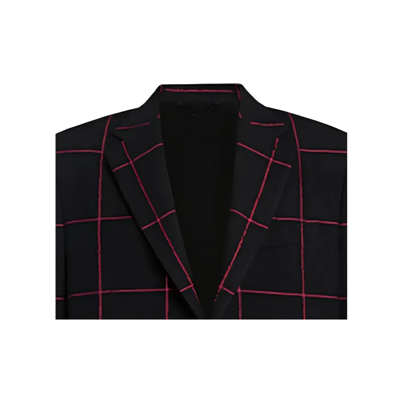 LOUIS VUITTON Window Pane Jacket-5