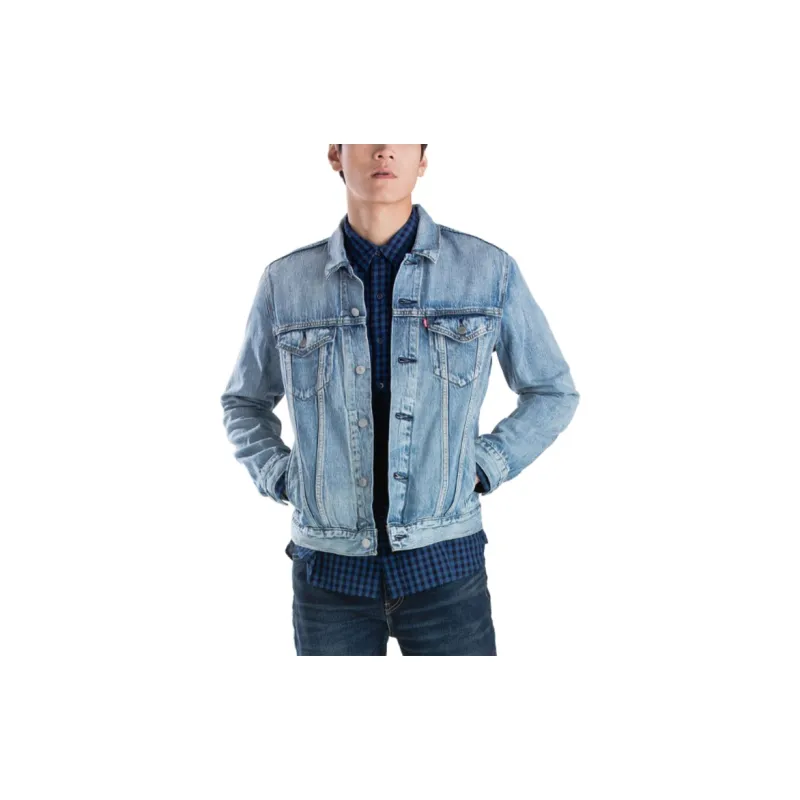 Levi's Denim Jacket Men's Light Denim Blue-2
