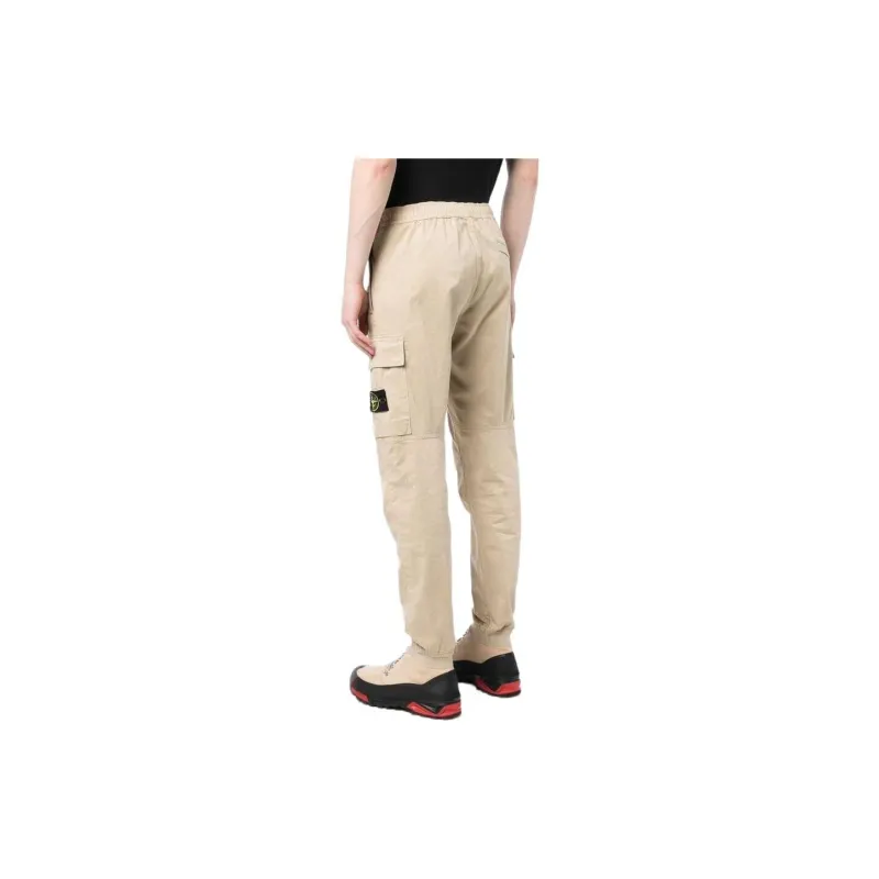 STONE ISLAND Casual Pants Men Yellow-2
