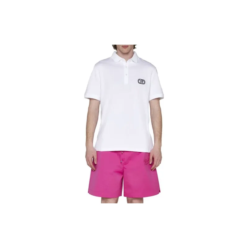 Valentino Casual Shorts Men Pink-1