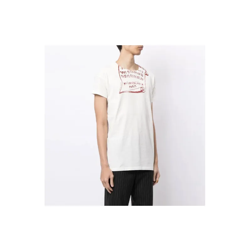 Maison Margiela T Shirts Men White-3