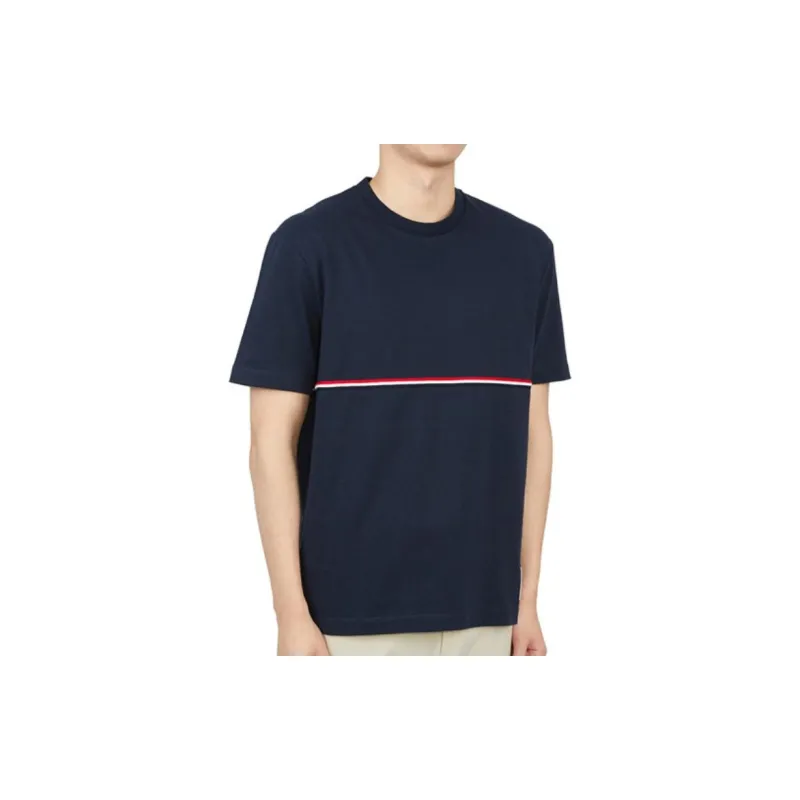 THOM BROWNE Rwb Striped Crewneck T Shirt-6