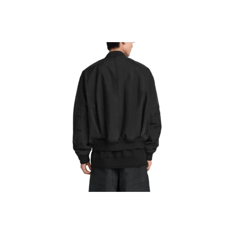 DIOR X Stone Island Habotai Silk Blend Bomber Jacket-4