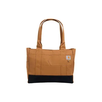 Carhartt Polyester Tote Bag Shopping Bag Handbag Unisex Brown