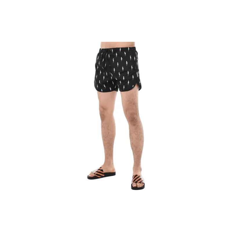Neil Barrett Swimming Shorts Men's Black-2