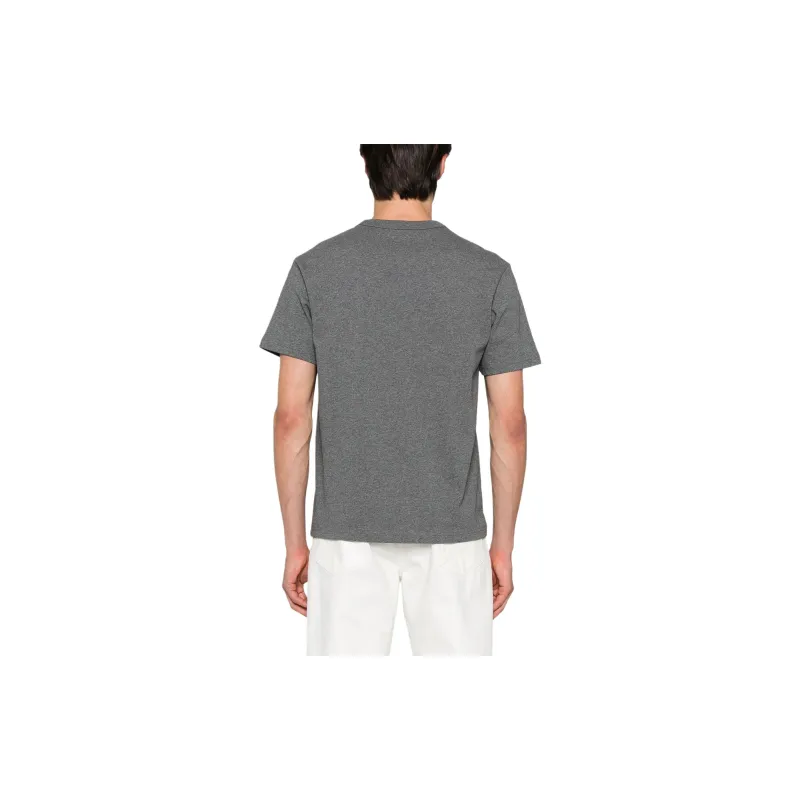 A.P.C . Logo embroidered Cotton T shirt-3