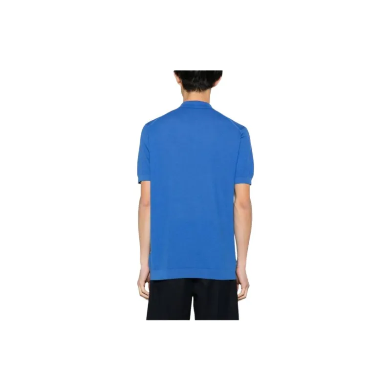 JOHN SMEDLEY Polo Shirt Men's Blue-2