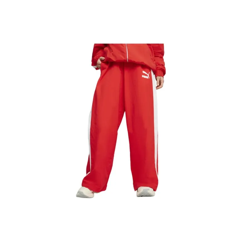 PUMA Knitted Sports Pants Men's Red-2