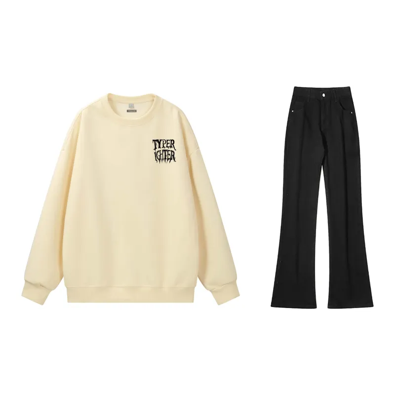 TYPERIGHTER Sweatshirt Set Unisex-11