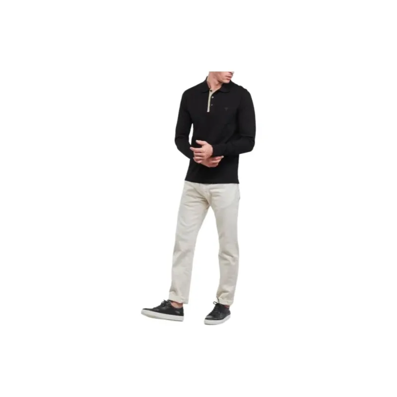 GUESS Polo Shirts Men Black-1