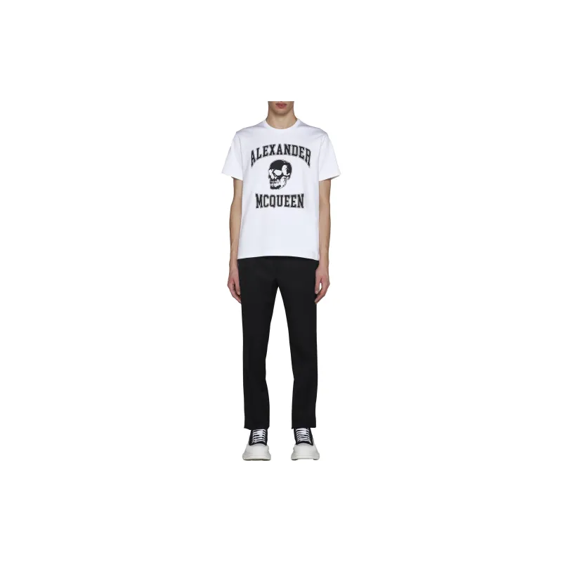 Alexander McQueen Graphic Printed Crewneck T Shirt-3