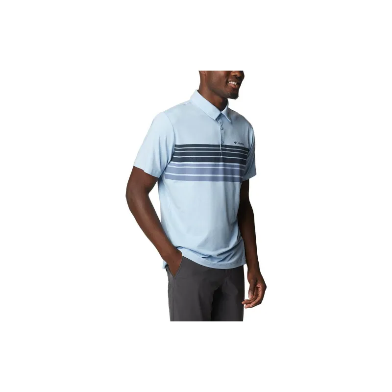 Columbia Tech Trail Polo Shirt Men's Blue-2