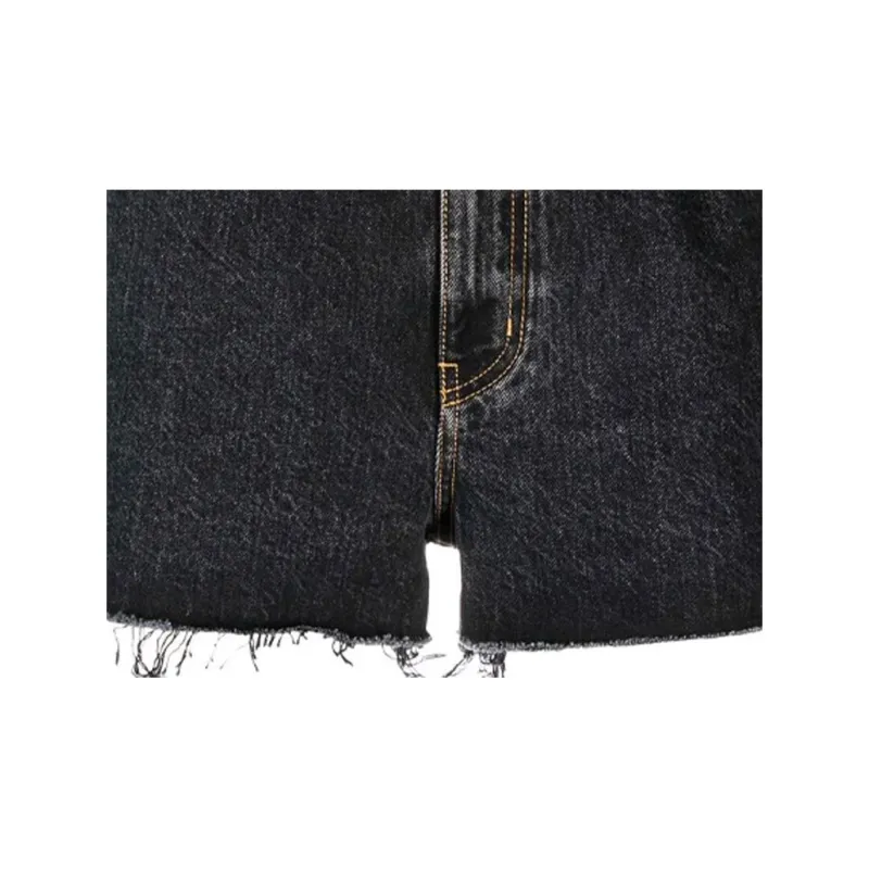 SAINT LAURENT SS22 Denim Shorts Men's Black-5