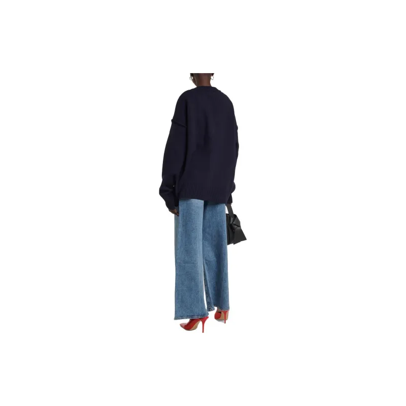 Ami Large Heart Cardigan-2
