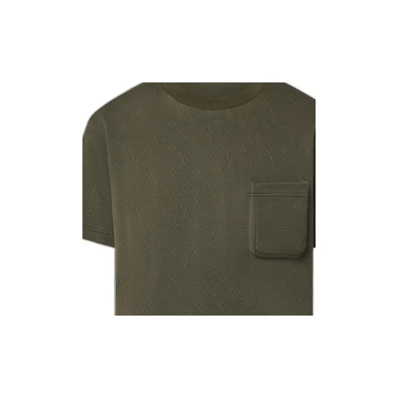 LOUIS VUITTON Lvse Signature 3D Pocket Monogram T shirt-4