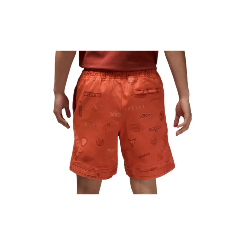 Nike Casual Shorts Men Orange-3