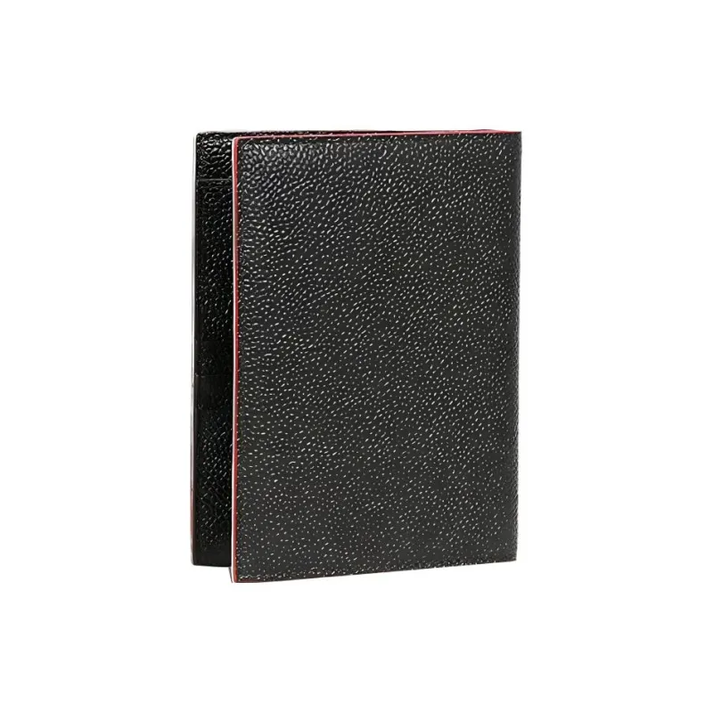 THOM BROWNE· Leather Passport Holder Regular Men's Black-2