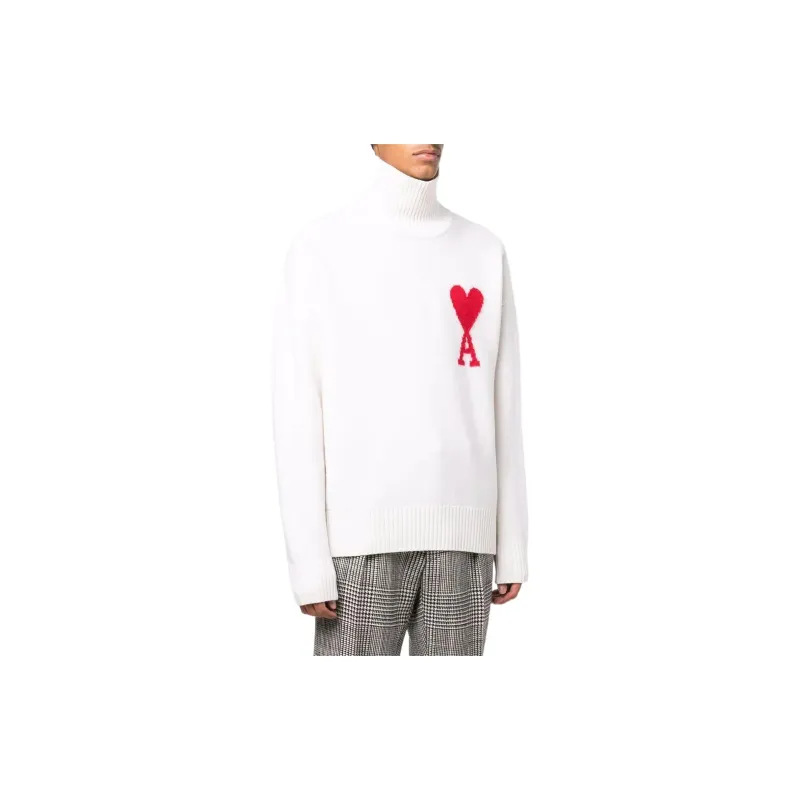 Ami Funnel Neck Sweater-3