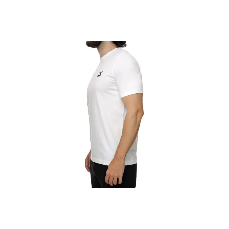PUMA CLASSICS Small Logo Tee T Shirt Men's White-5