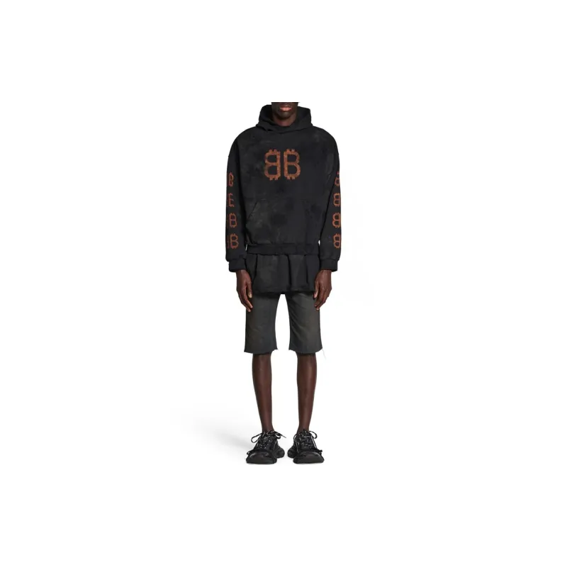 Balenciaga Crypto Medium Fit Hoodie-3