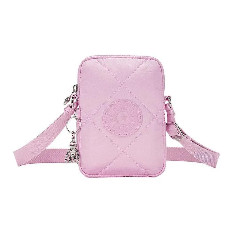 Kipling Polyamide Shoulder Bag, Crossbody Bag Mini Unisex Beige/Pink Purple-0