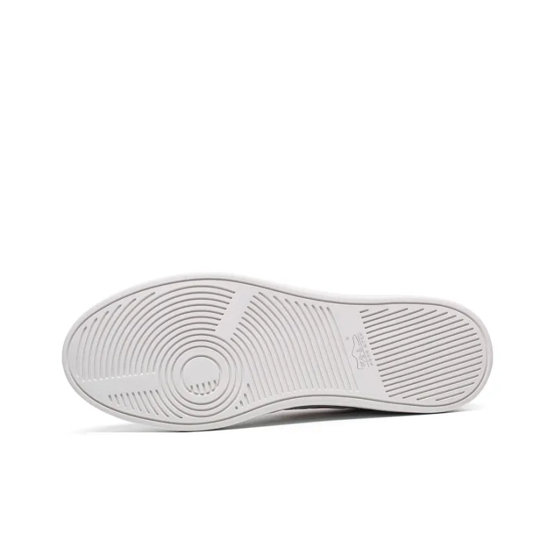 He Jinchang Anti Slip Wear Resistant Low Top Skateboard Shoes Men's White-5