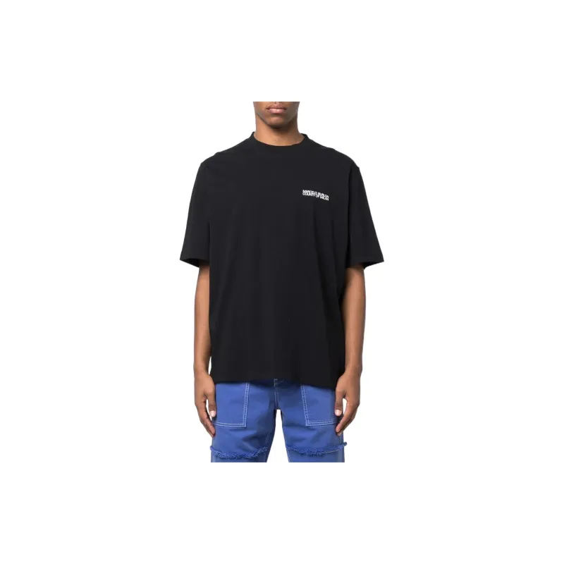 Marcelo Burlon Tempera Cross Printed Crewneck T Shirt-1