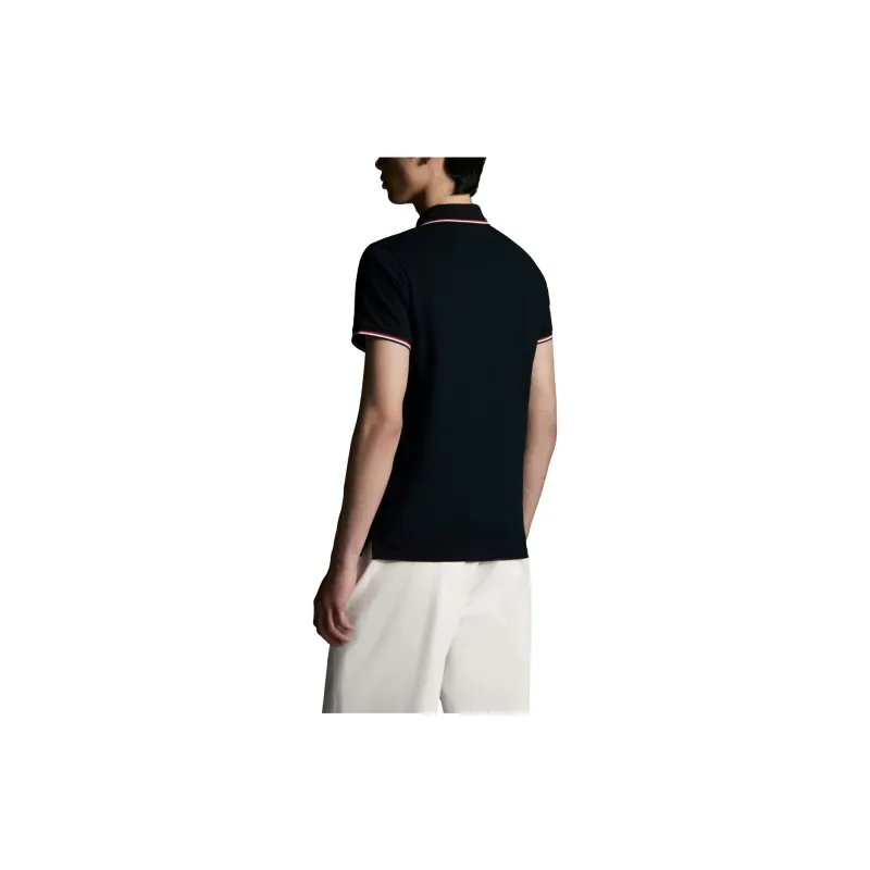 Moncler SS24 Polo Shirt Men's Black-2