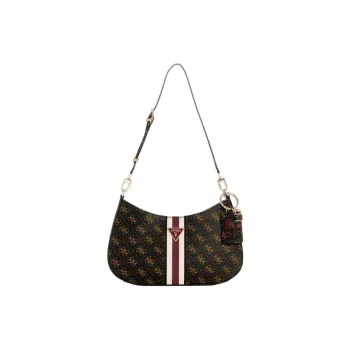 GUESS Artificial Leather Shoulder Bag Women's Brown