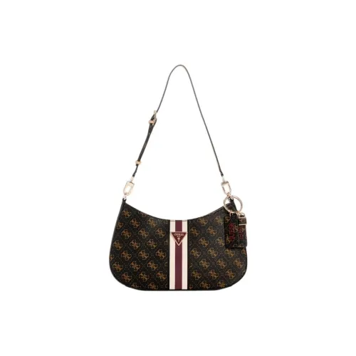 GUESS Artificial Leather Shoulder Bag Women's Brown