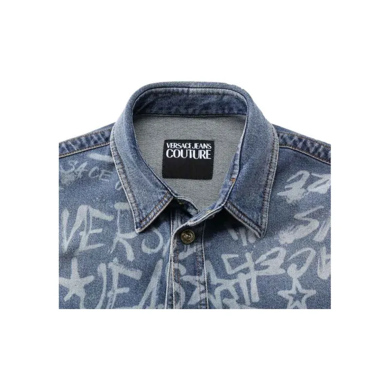 VERSACE JEANS COUTURE FW23 Denim Jacket Men's Denim Blue-4