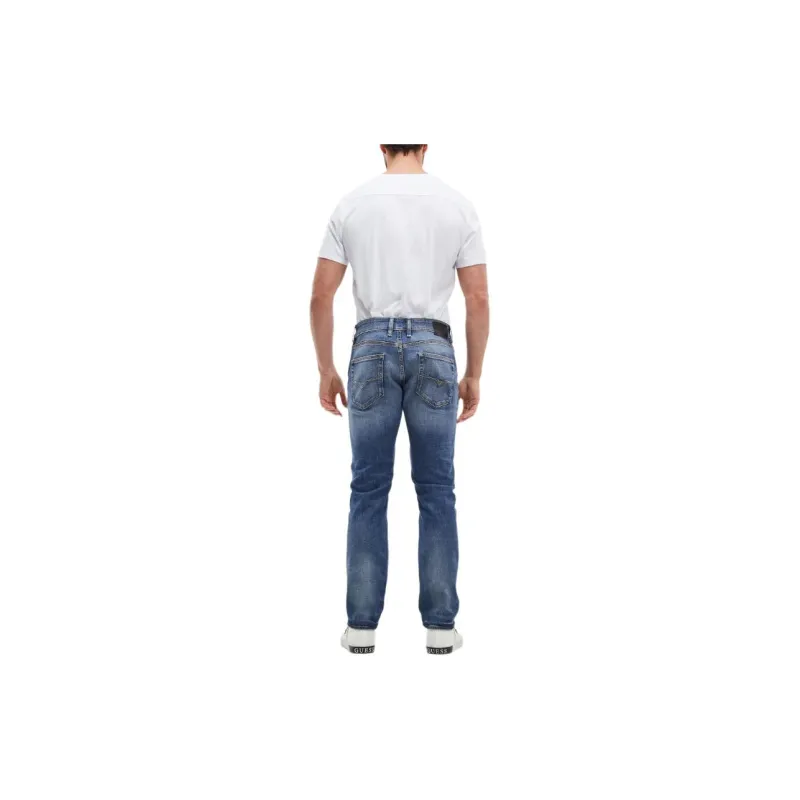 GUESS Straight Jeans Jeans Men's Dark Blue-3
