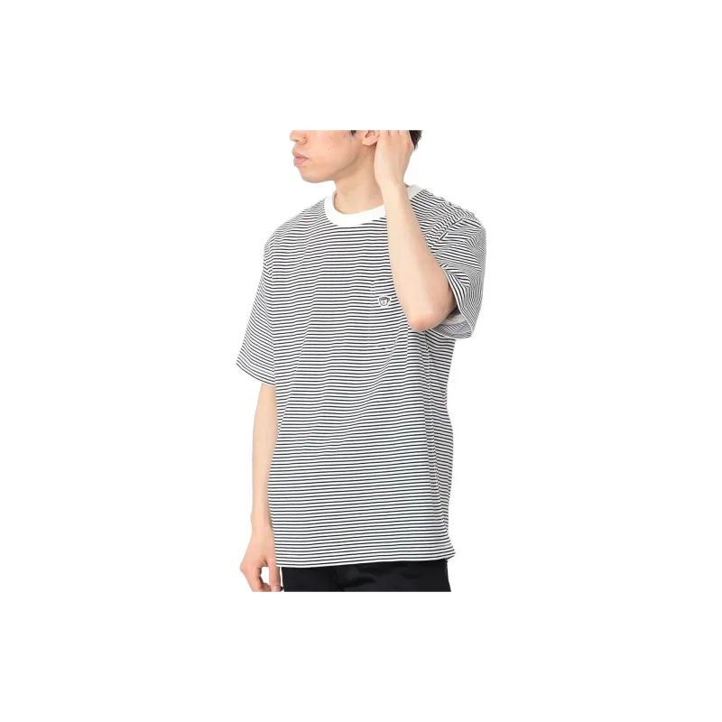Beams T Shirts Men Black/White-2
