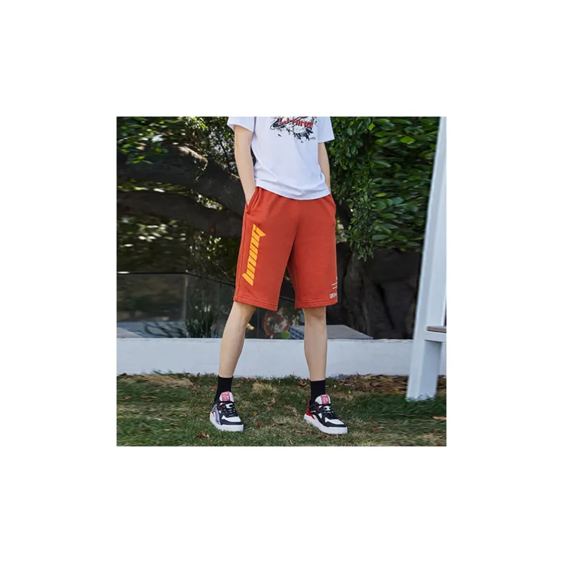 LiNing Sports Life Collection Casual Shorts Men's Mumbai Umber-2