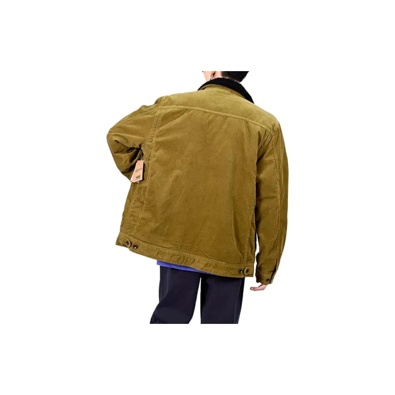 Vans Puffer Jackets Men Yellow-3