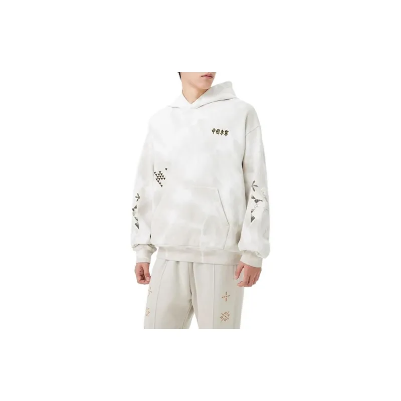 LiNing China Li Ning Sweatshirts Unisex Shoot Yellow Gray-4