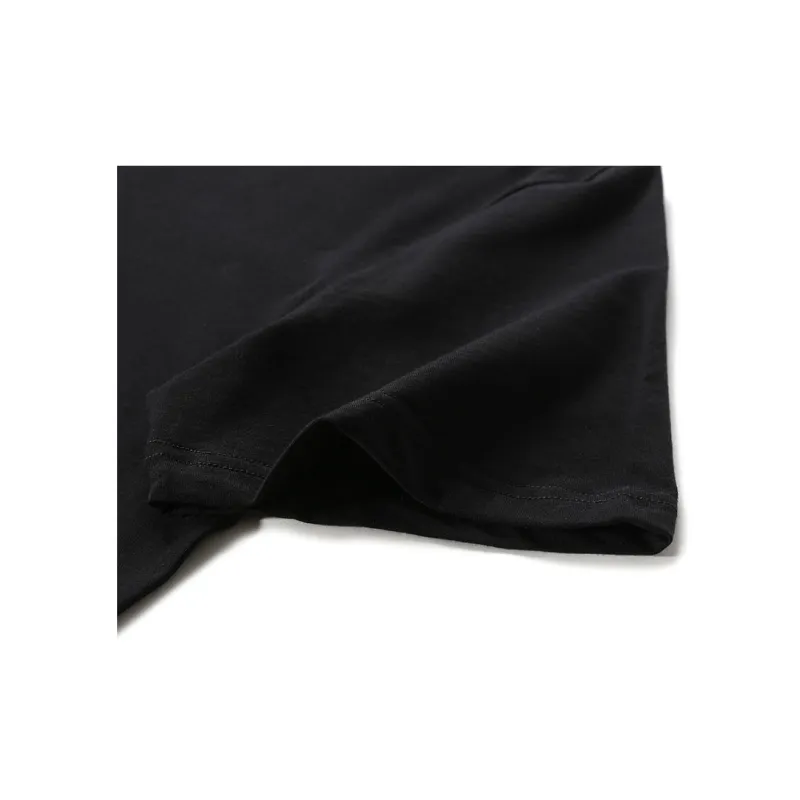 Zegna Pure Crew Neck Pullover Slim Fit Short Sleeved T Shirt Men's Black-2