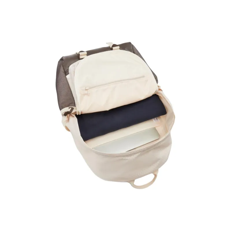 LiNing Polyester Student Backpack Regular Unisex Stone White Gray & Slate Brown-4