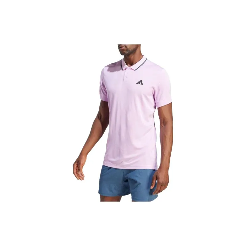 Adidas Polo Shirts Men Pink-3