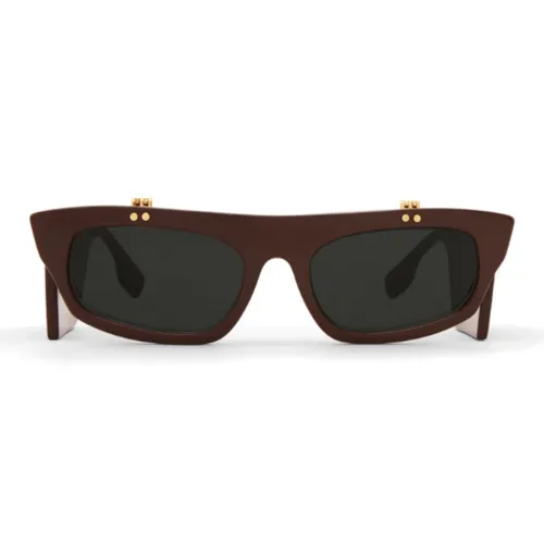 Burberry Acetate Cat Eye Sunglasses Women's Brown