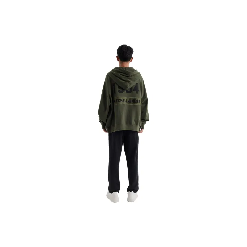 Mitchell Ness Sweatshirts Unisex Olive Green-6