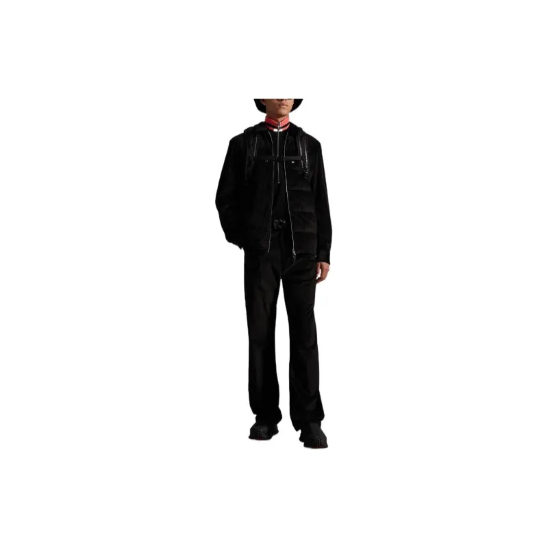 Moncler Logo patch Cotton corduroy Trousers-1