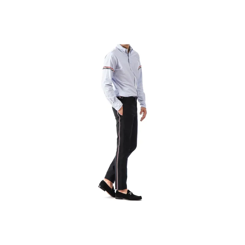 THOM BROWNE Casual Pants Men Black-4