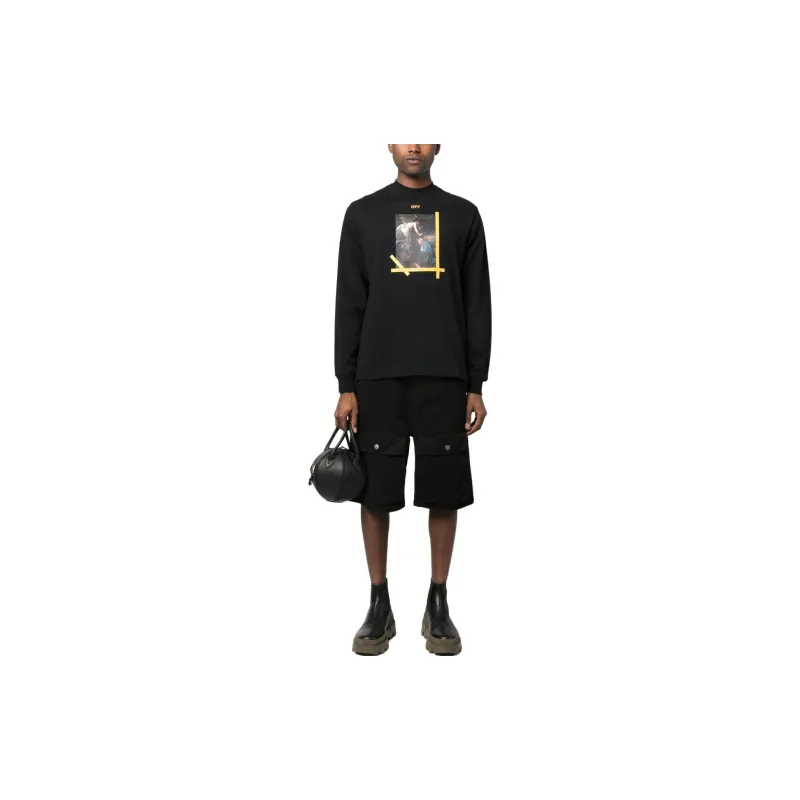 OFF WHITE Arrow Caravaggio Ann Skate L/S Tee-1