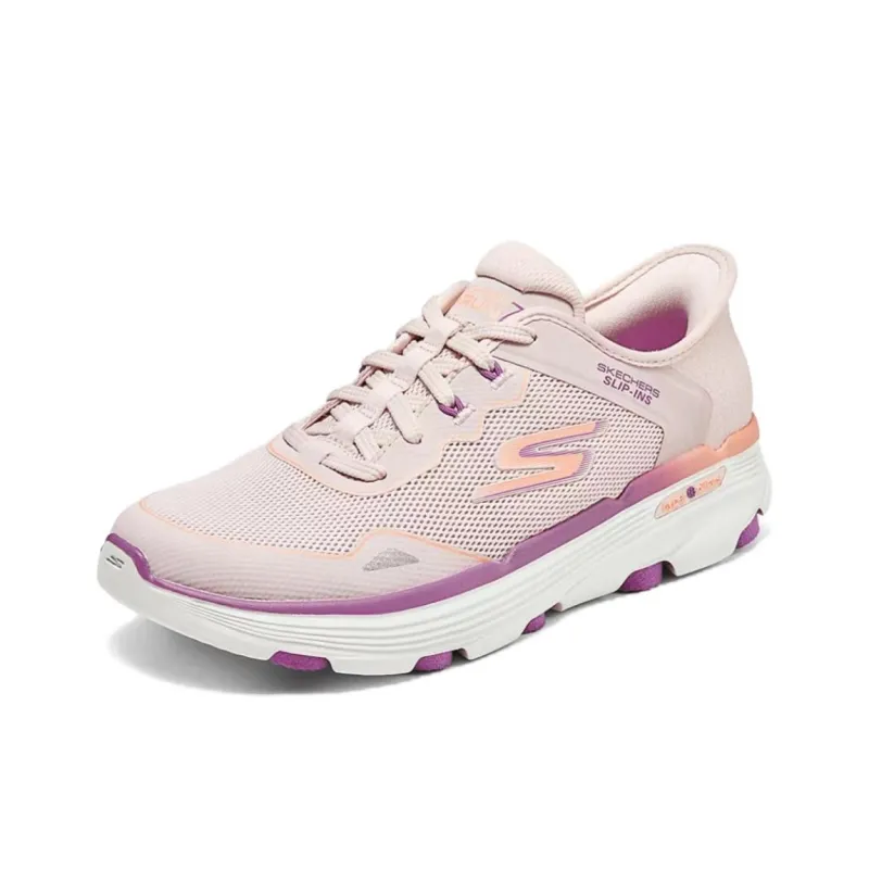 Skechers WOMEN'S GO Series Cushioned Slip Resistant Breathable Low Top Running Shoes Women's Light Pink-1