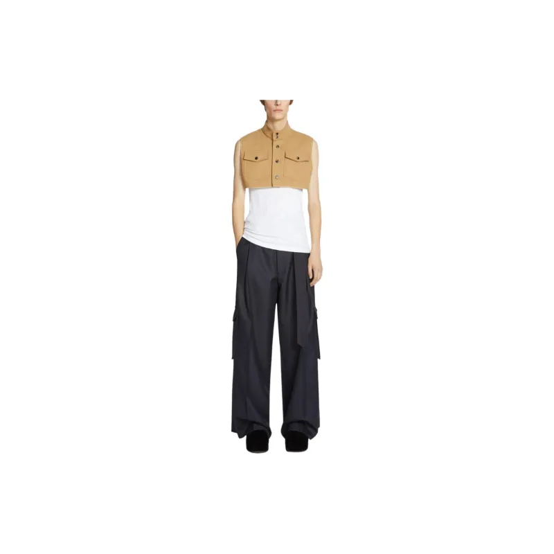 DRIES VAN NOTEN Cropped Wool Jacket-1
