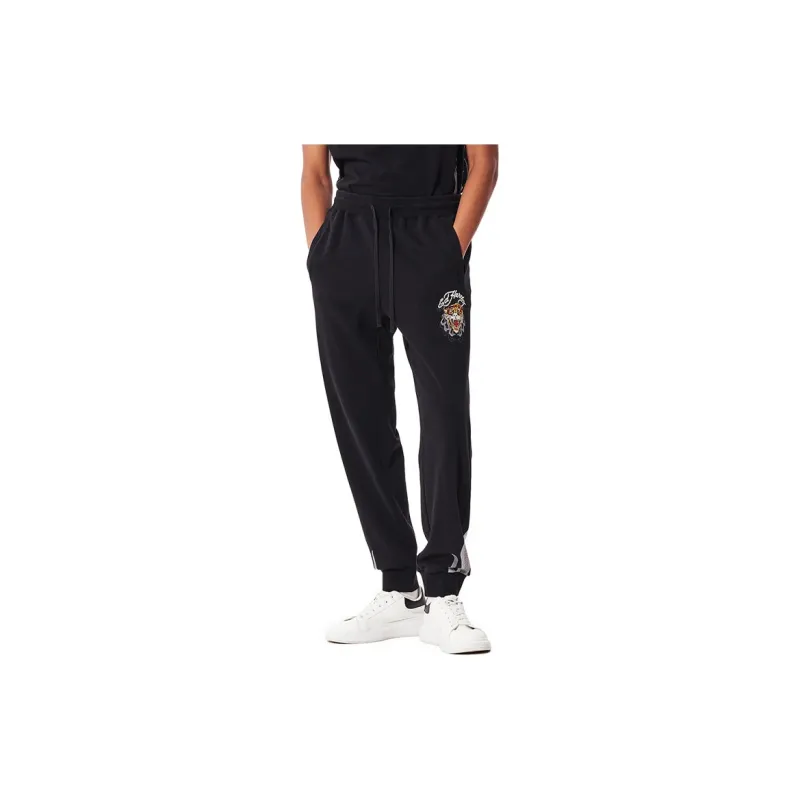 Ed Hardy Casual Pants Men's Black-4